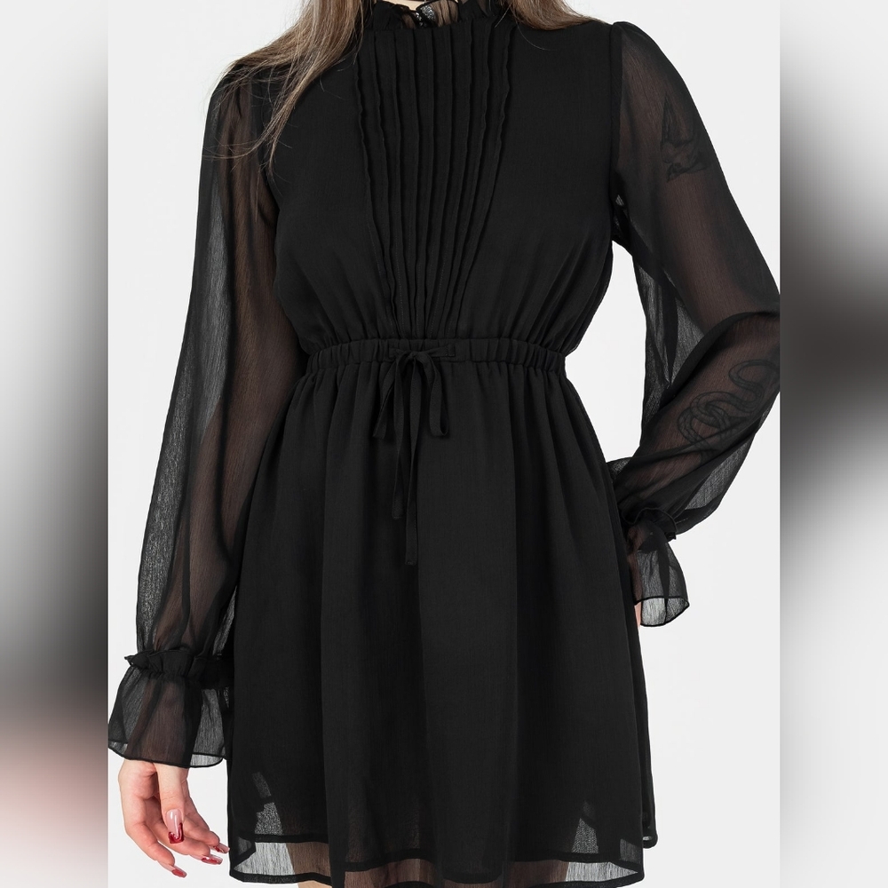 Disturbia Black Long Sleeve Dress